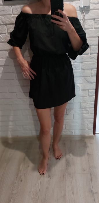 Sukienka mini czarna hiszpanka M