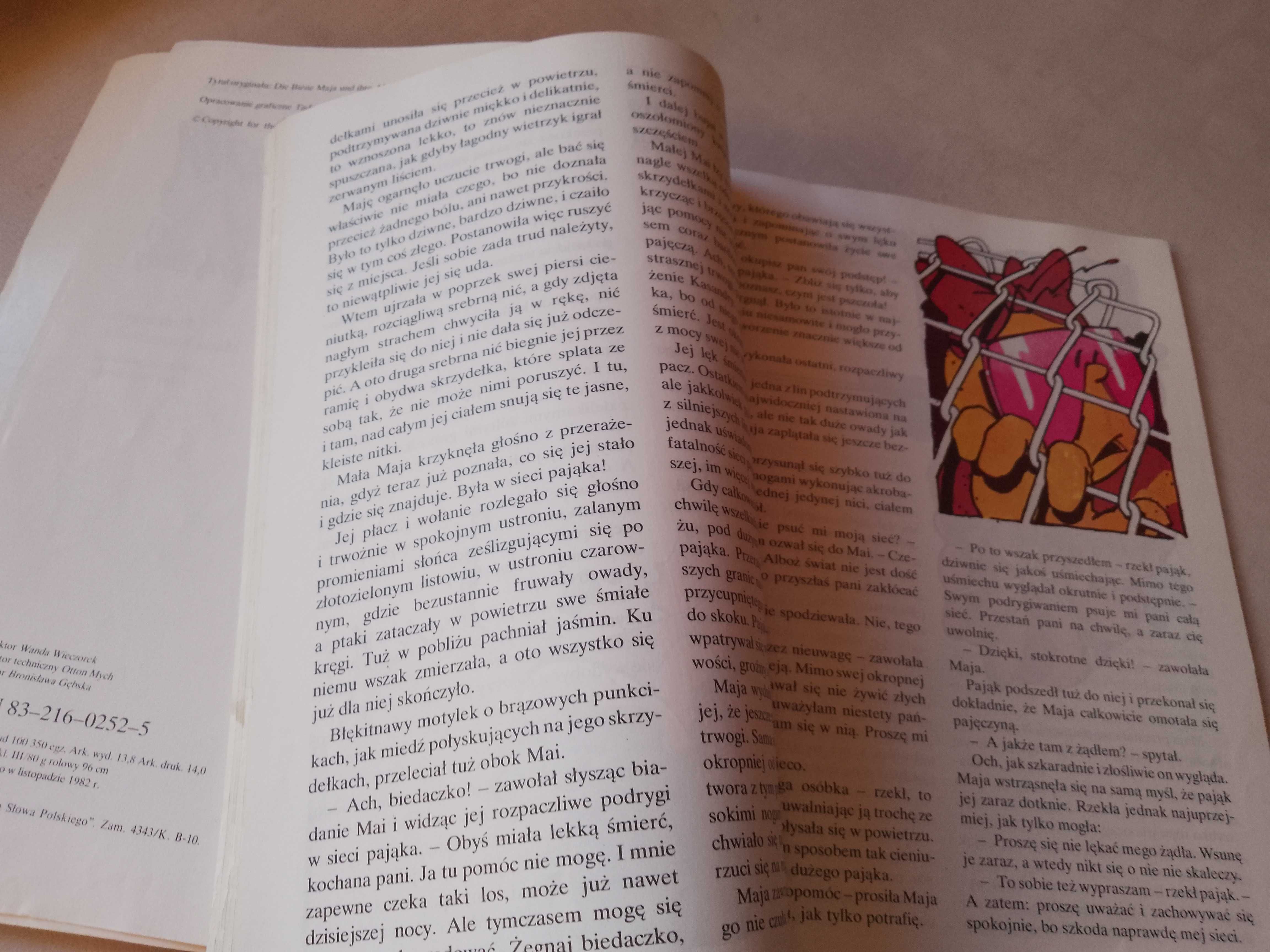 Waldemar Bonsels "Pszczółka Maja i jej przygody" 1981