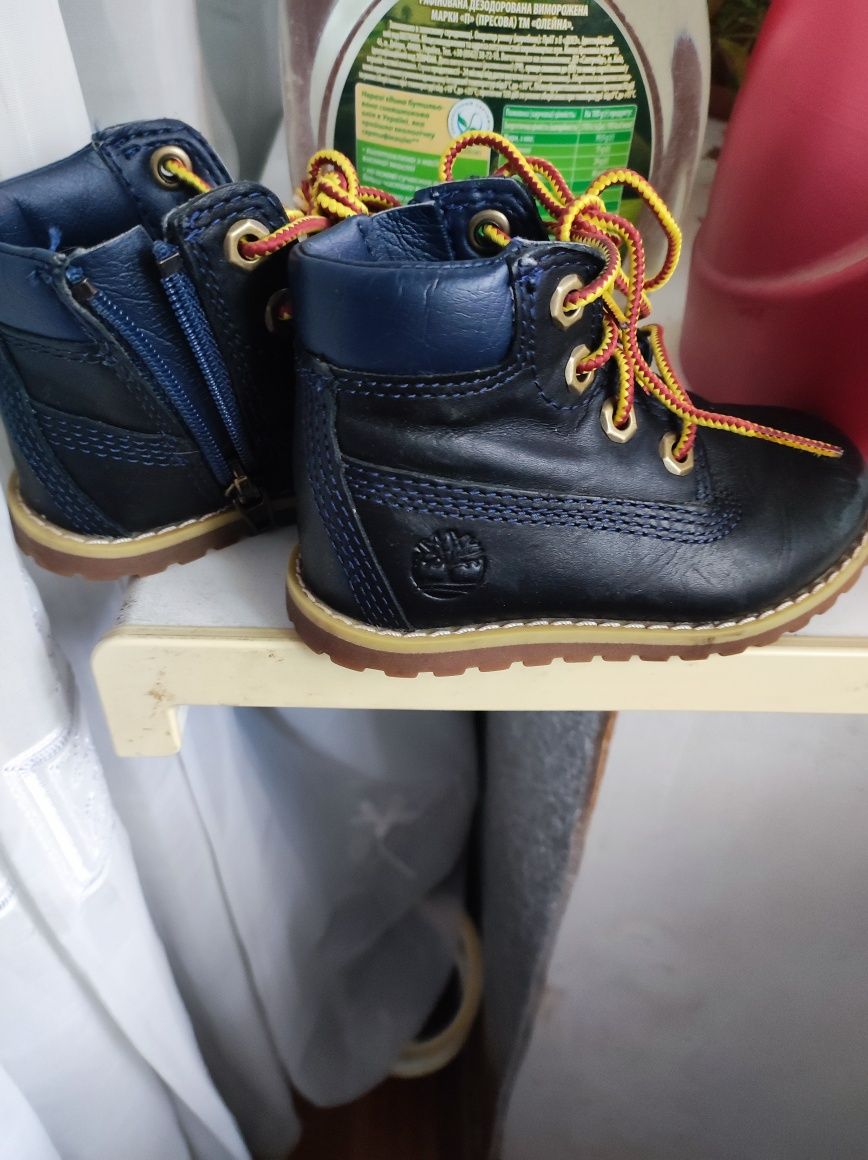 Ботинки детские Timberland кожа деми р. 23(15см)