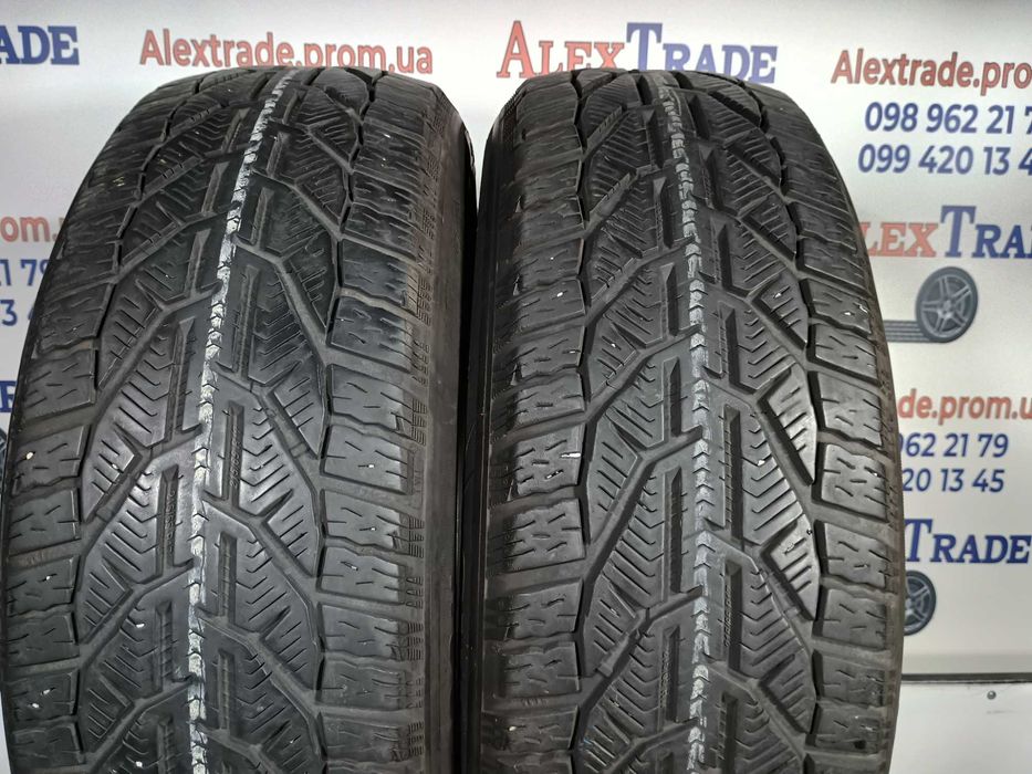 2 шт. 215/65 R17 Sebring Snow SUV зимові шини б/у, 2022 рік, 6 мм