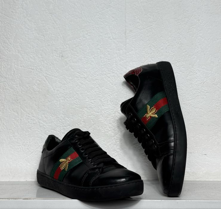 Женские Кроссовки Кеды Кожаные Gucci GG Оригинал Размер 36(22.5см)