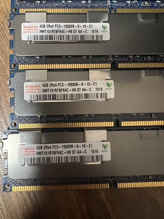Pamiec RAM DDR ecc - serverowa 6 x 4GB Hynix HP