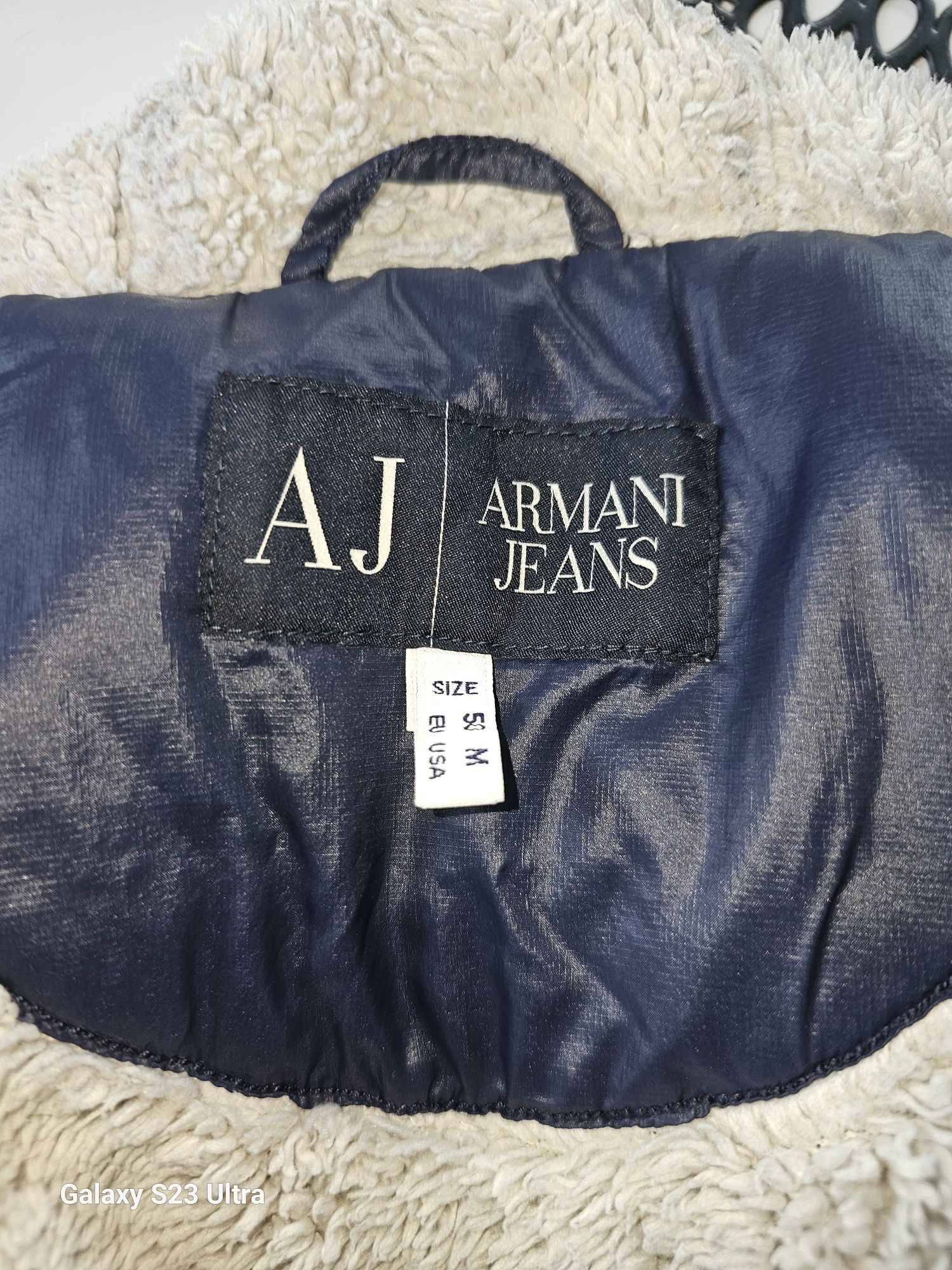 Armani Jeans kurtka damska z kożuszkiem M