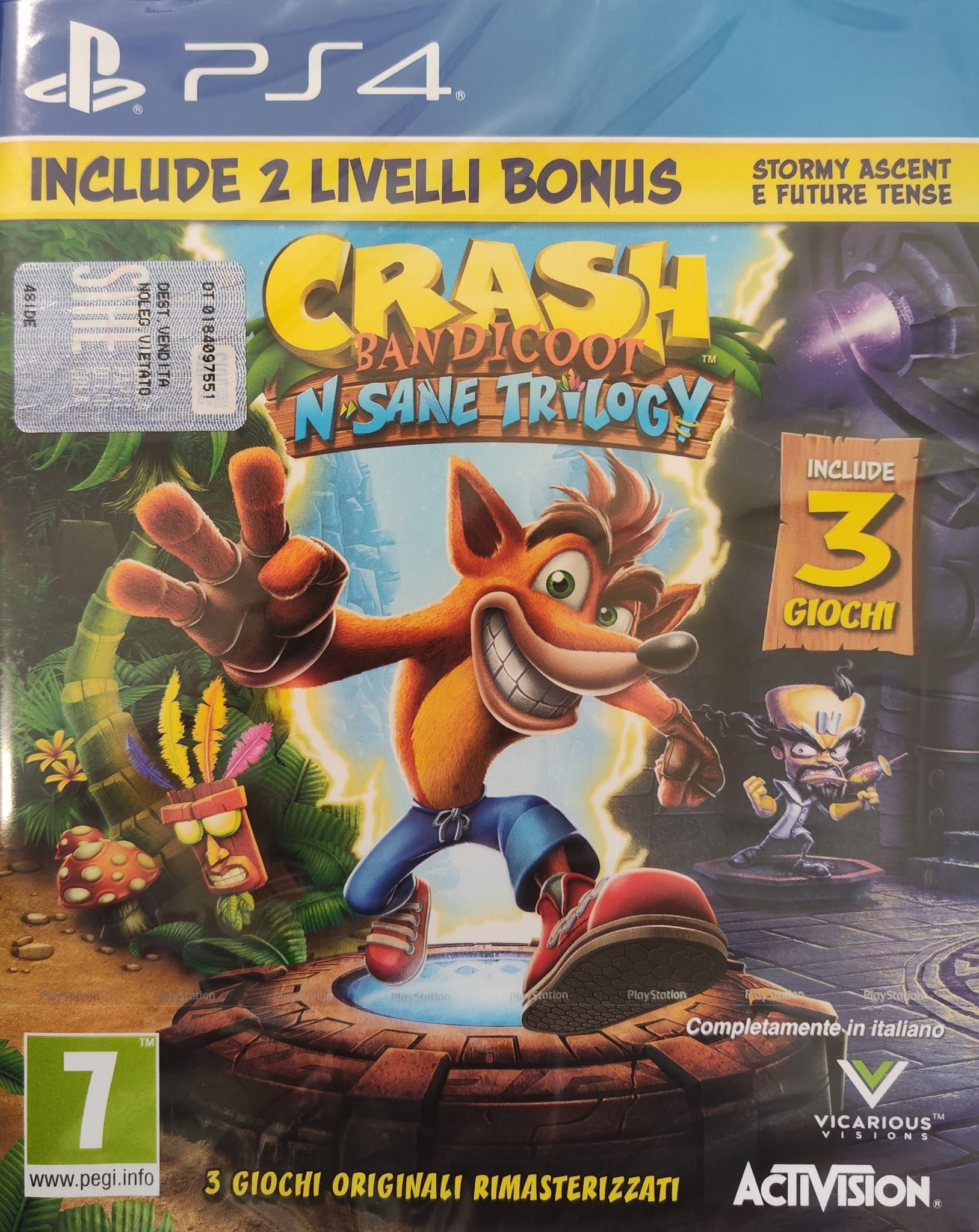 Crash Bandicoot N. Sane Trilogy PS4