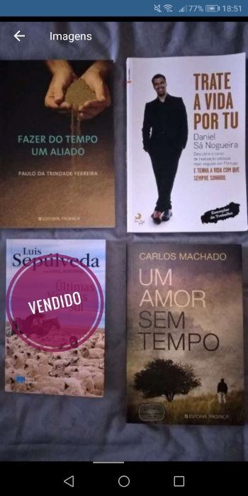 Livros literatura, auto-ajuda, esoterismo como novos