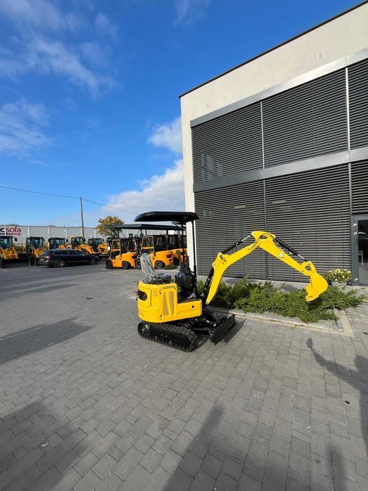 Rozsuwane gąsienice i Ruchome ramie GG800NX mini koparka minikoparka