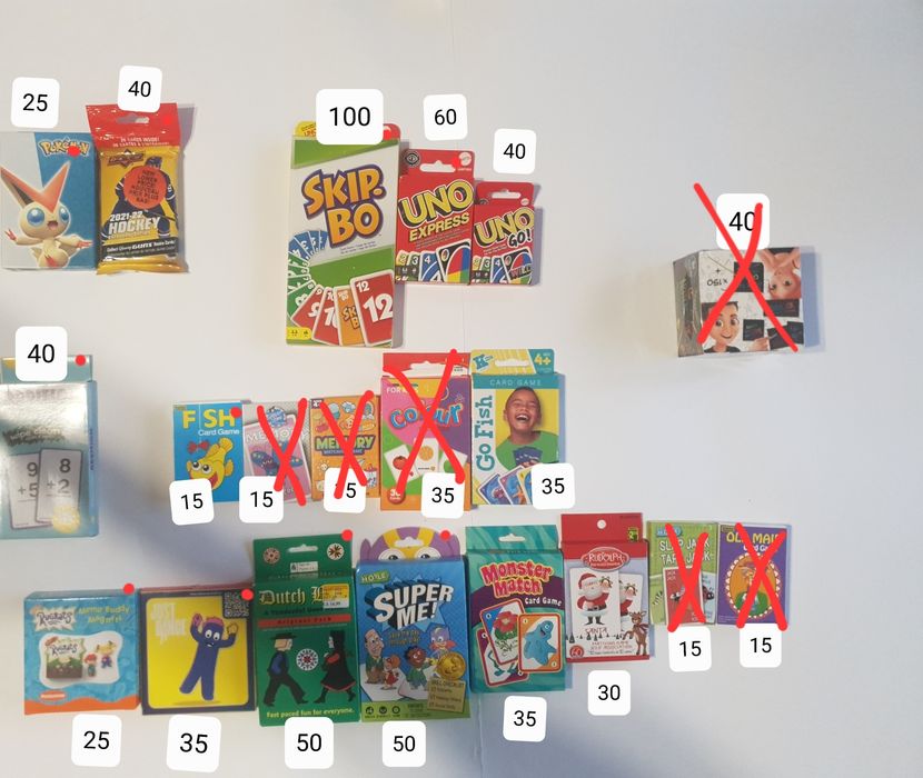 Ігри, пазли, шарики, карти тп карточки