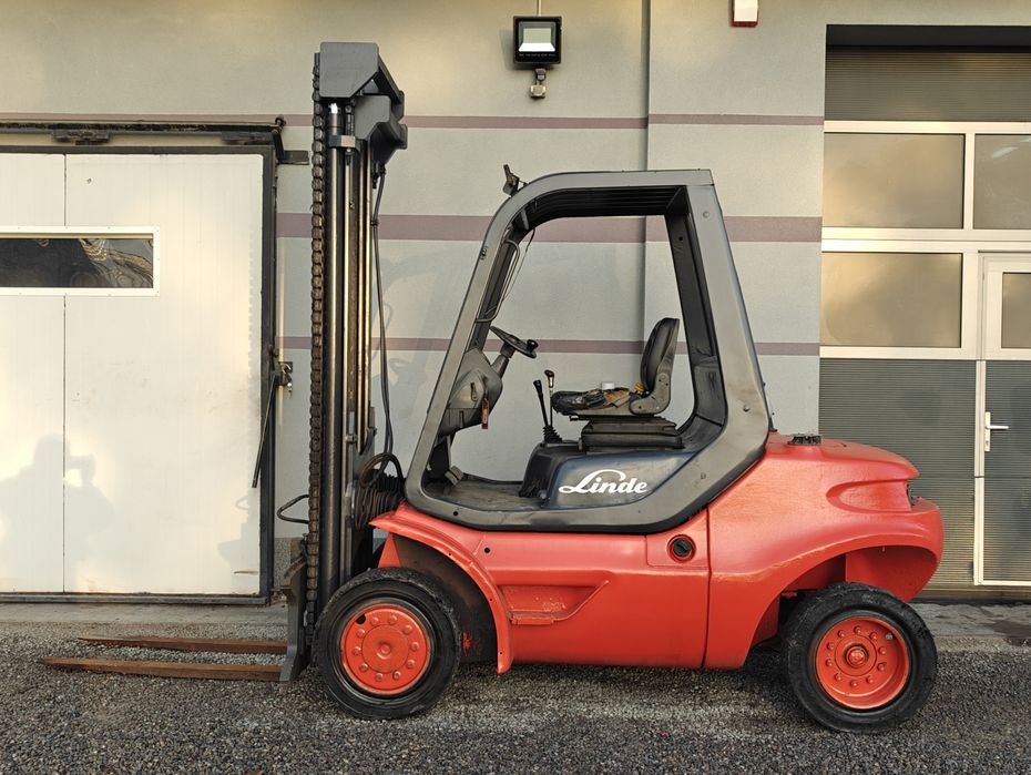 Wózek widłowy Linde H45D-04 4.5T Diesel Perkins Podnosi 4m