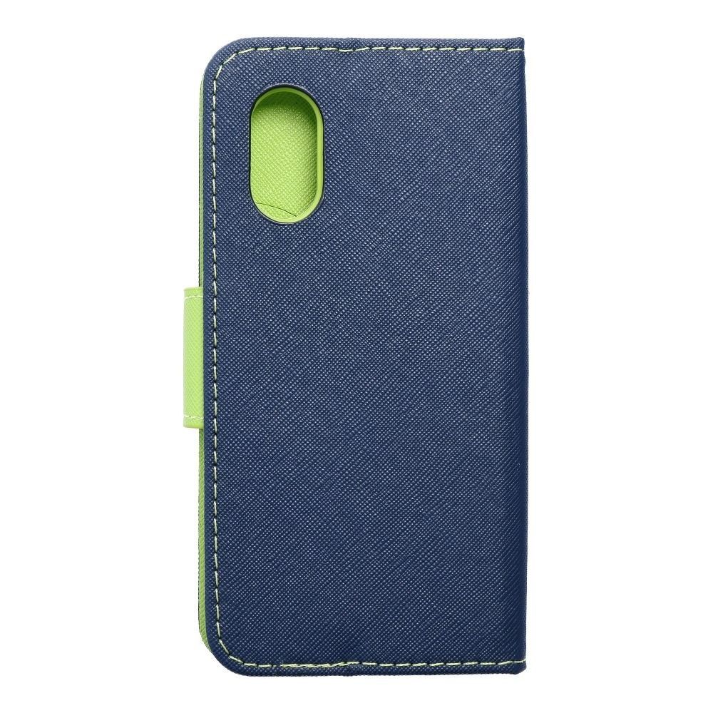 Kabura FANCY Book do SAMSUNG Xcover 5 granatowo limonkowy