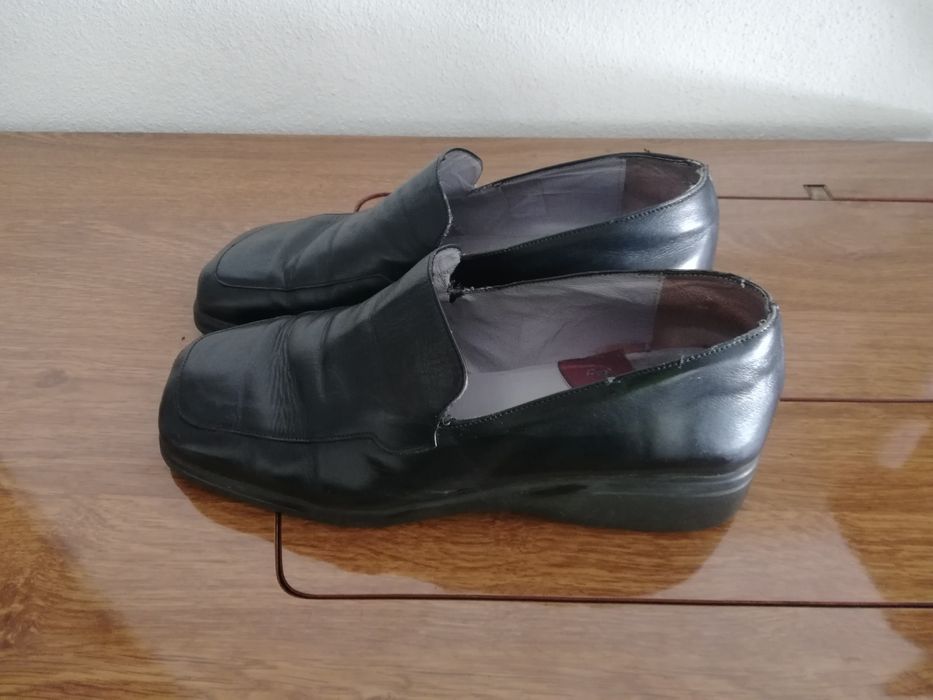 Sapatos de senhora em pele - conforto