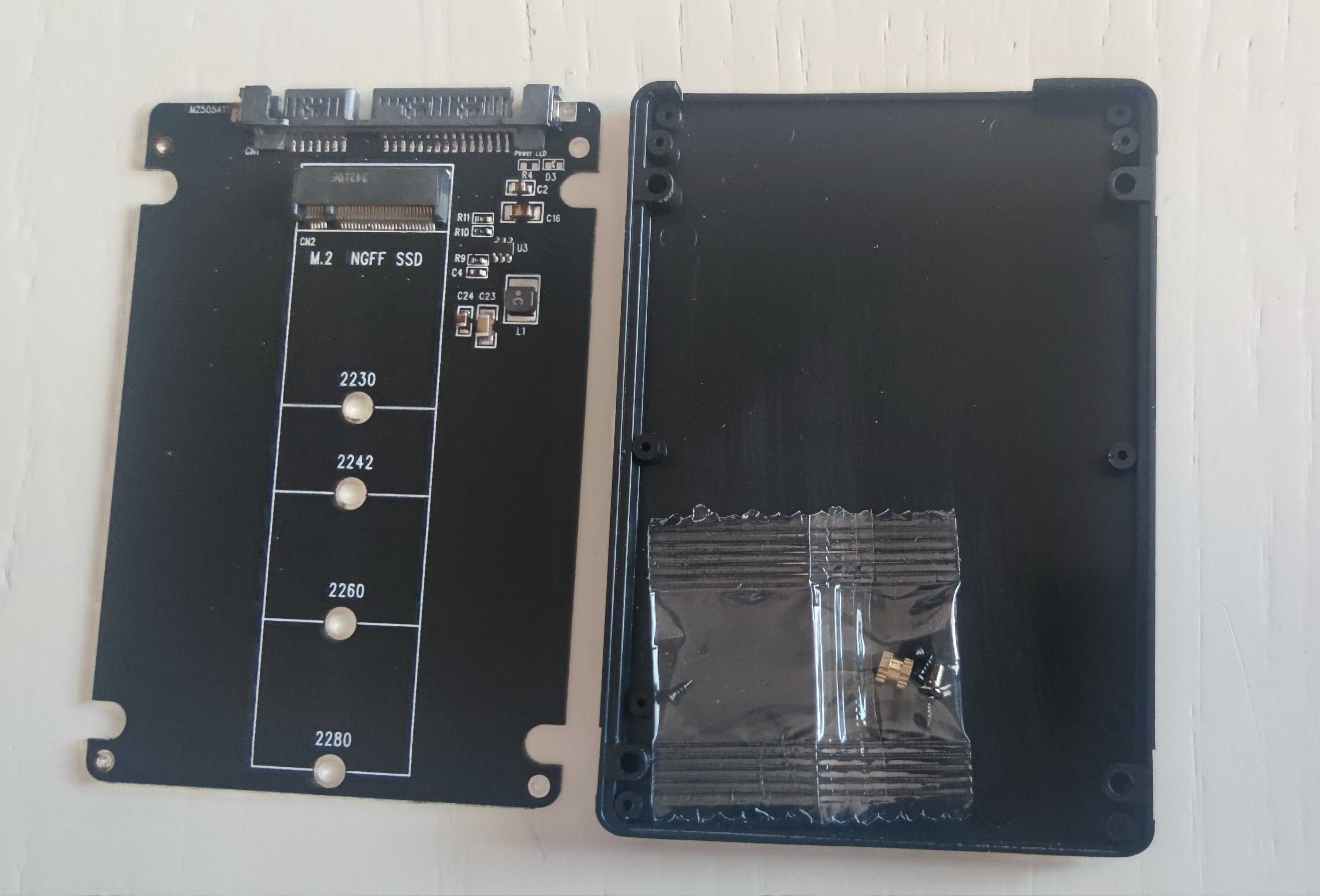 Adapter dysku M.2 NGFF SSD na SATA przyspiesz komputer