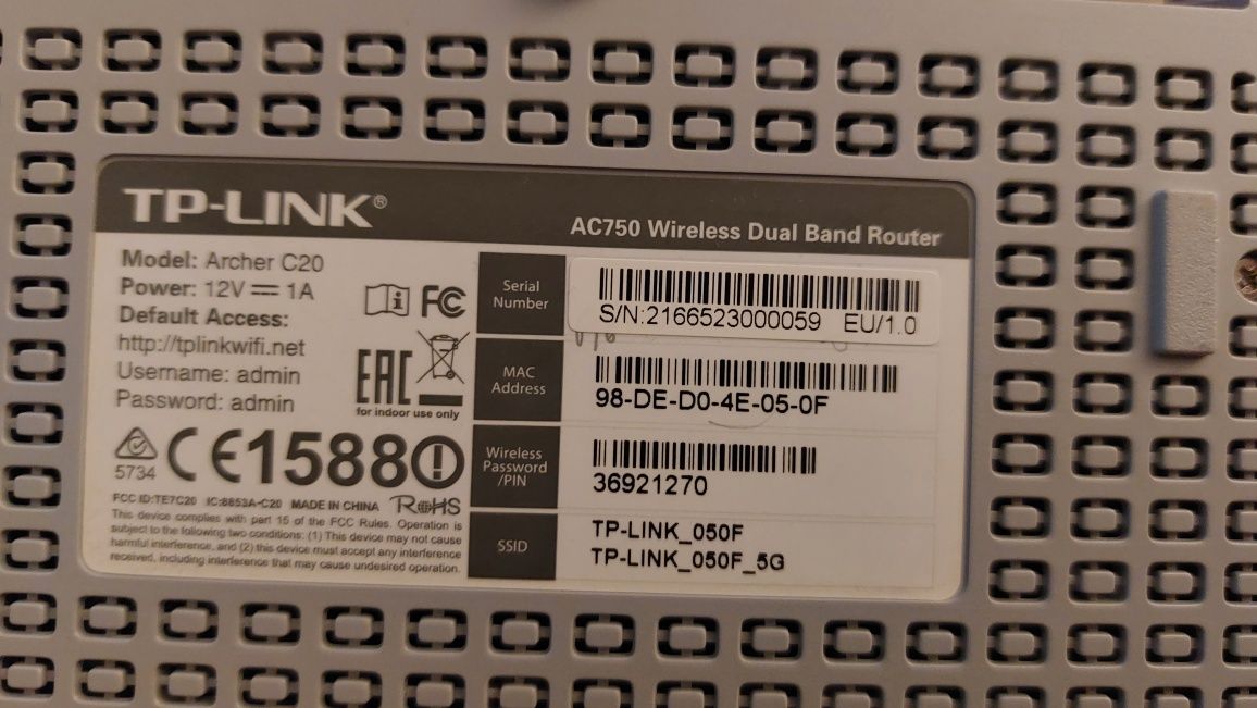 router tp-link archer c20