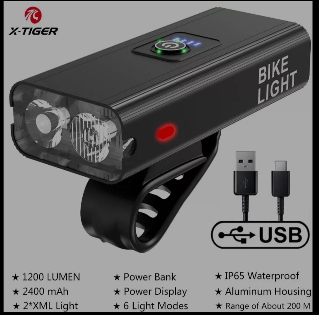 Luz Led Frontal bicicleta