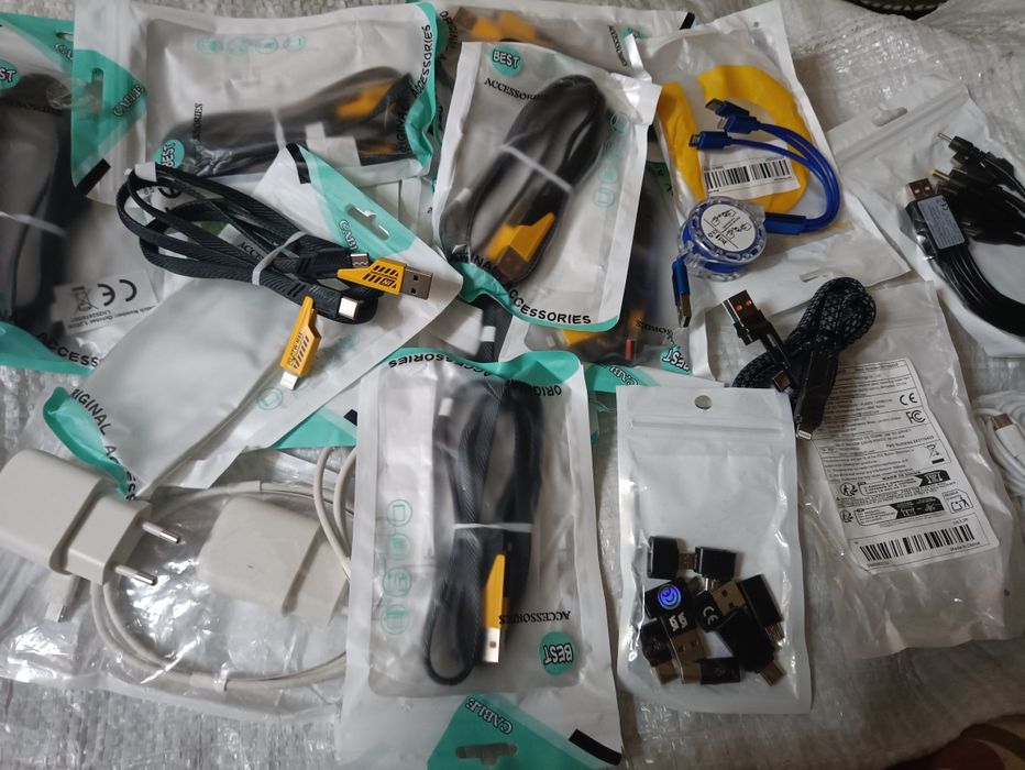 Шнуры 3в1 трансформер.быстрая зарядка 65в.