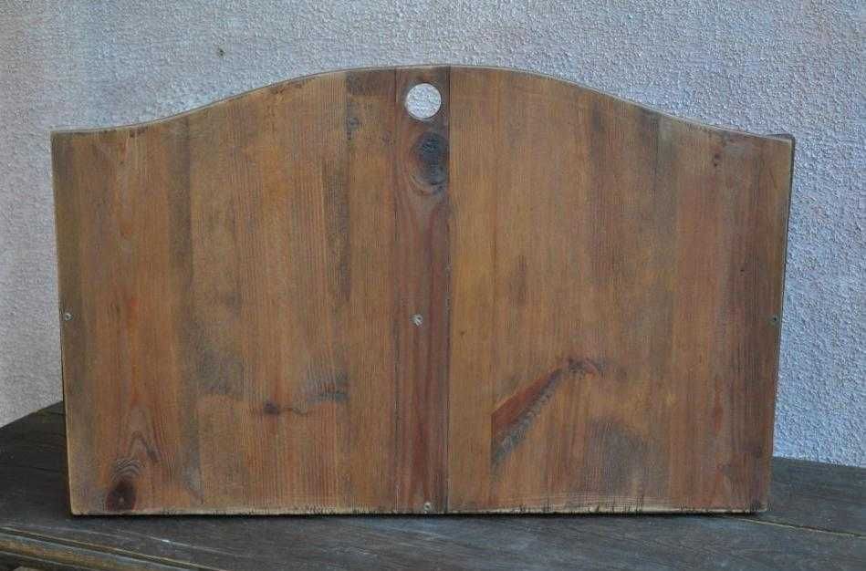 Stara drewniana szafka/półka wisząca, loft, vintage, rustykalna