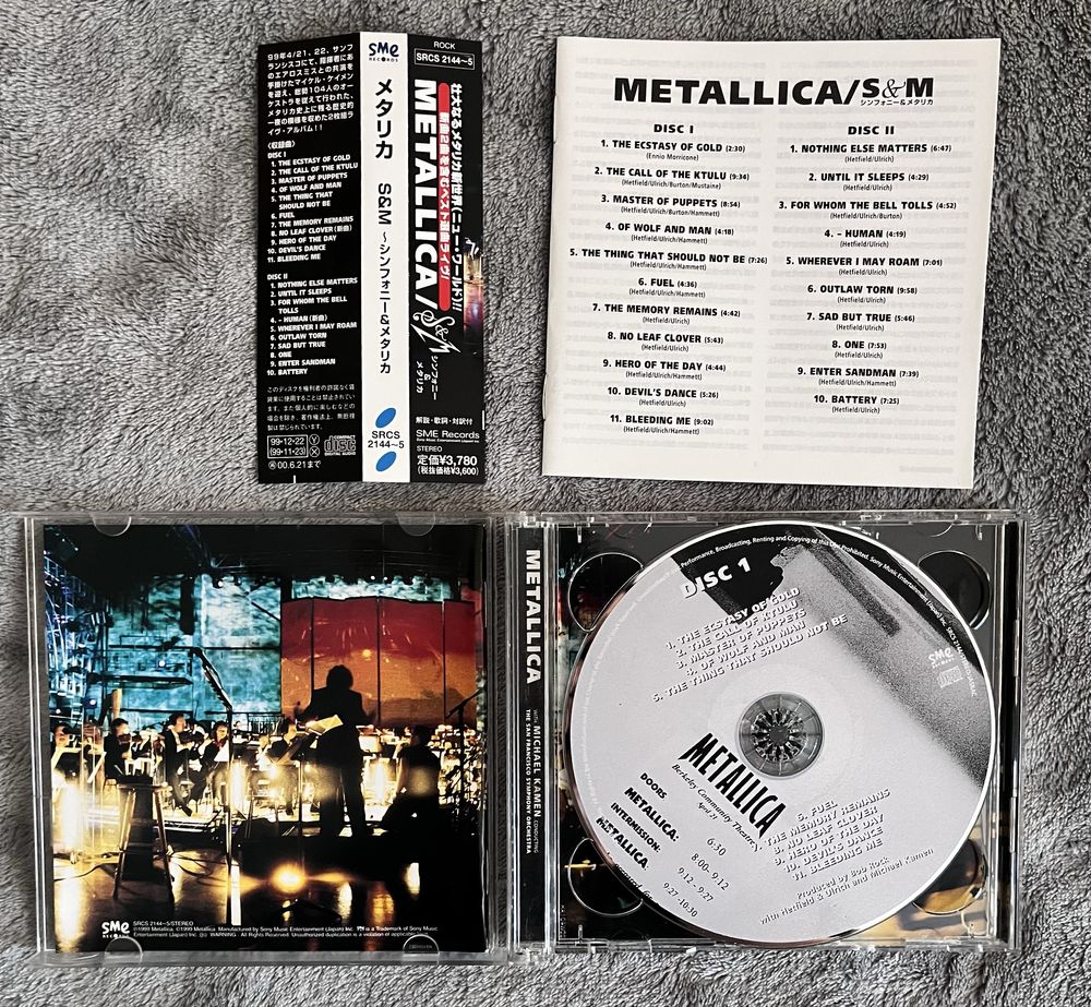 CD Japan Metallica - S&M, Garage Inc.