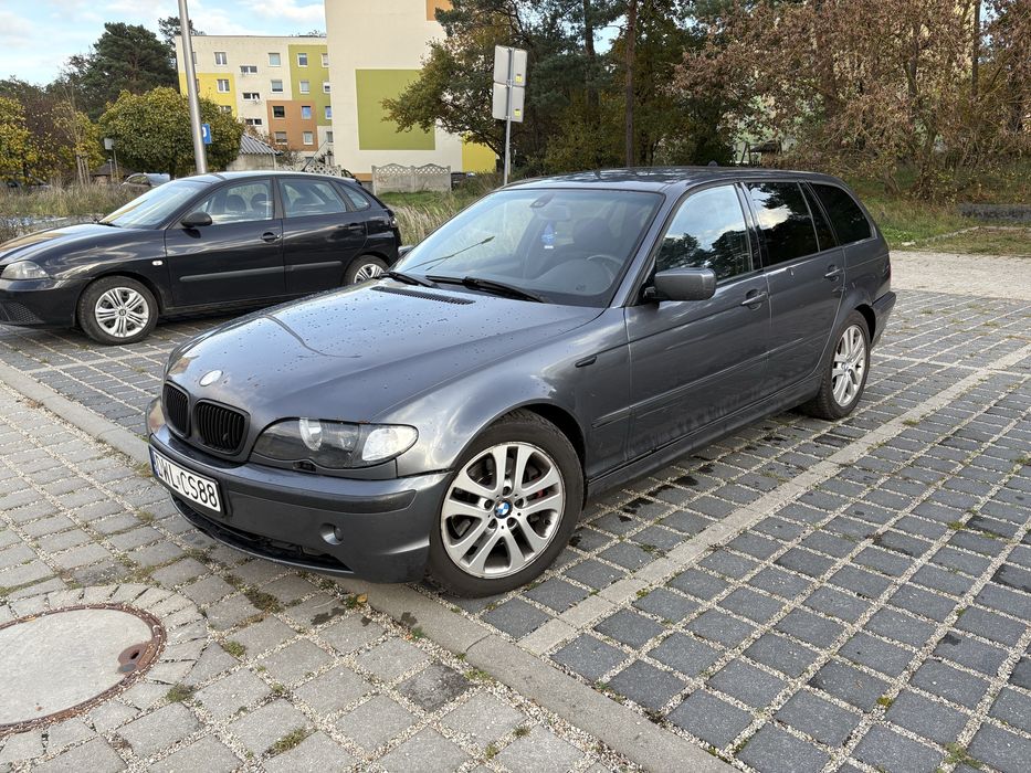 E46 330D Manual Harman-Kardon Multifuncka kierownica czarna podsufitka
