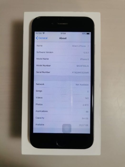 Iphone 6 Grey 64G Desbloqueado [Portes de envio incluído]