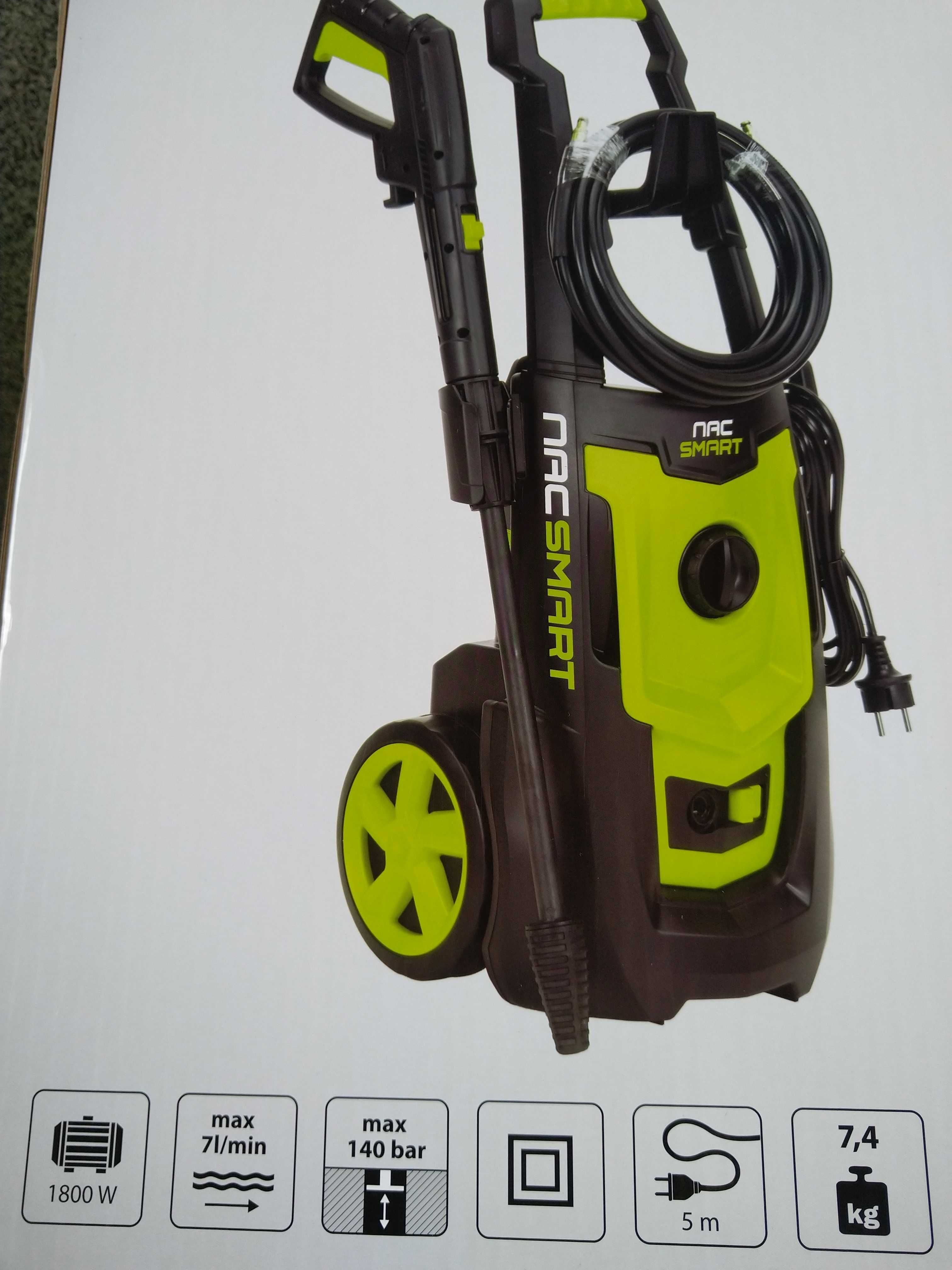 NOWA Myjka Ciśnieniowa 1800W 7L/min 140bar NAC SMART