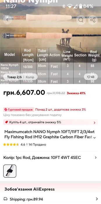 Німфове нахлистове вудлише