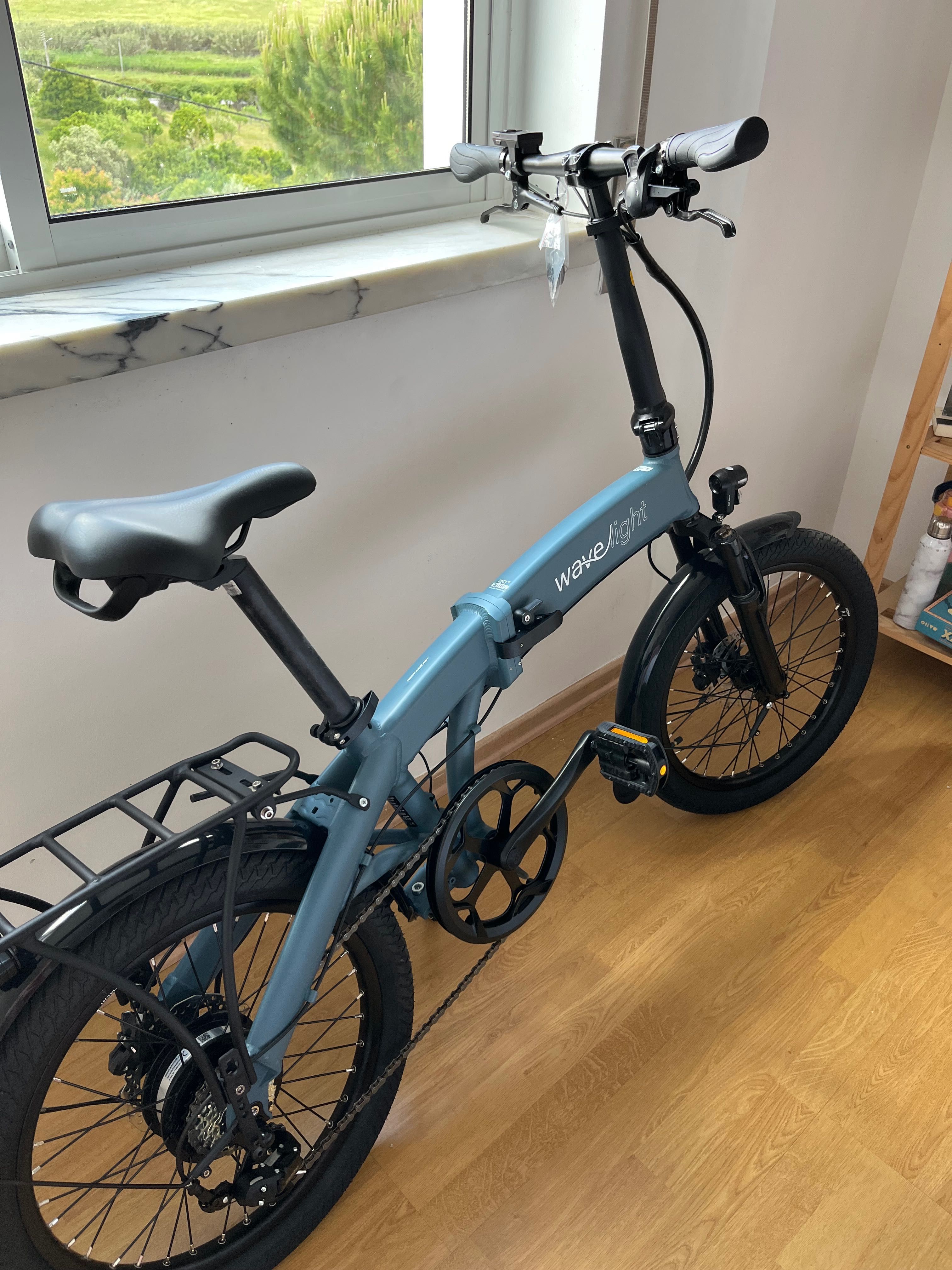 Bicicleta Elétrica Wave Light - NOVA, dobrável