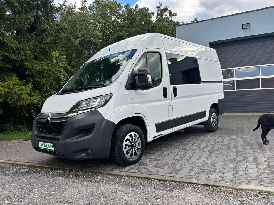 Citroën Jumper  2.2 150KM*2014*L2H2*Brygadówka*7 osobowy*Tempomat*Drzwi przesuwane x2