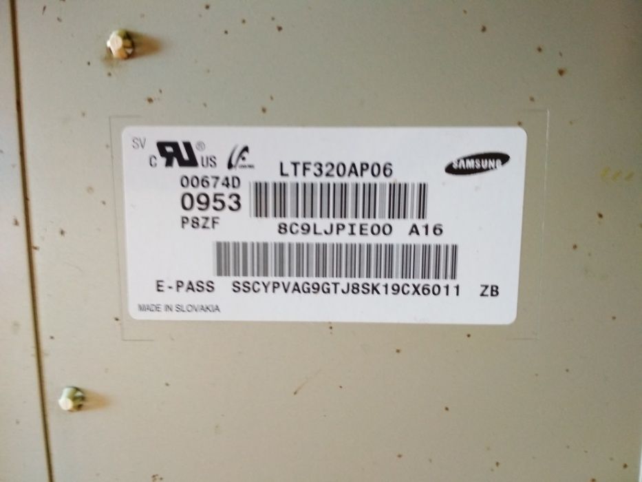 TV Samsung LE32B350F1W Peças