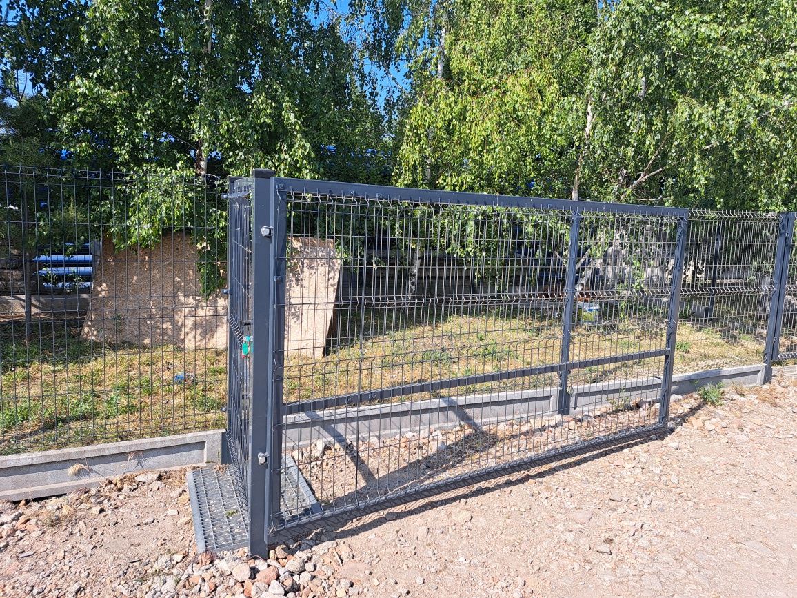 Panele ogrodzeniowe 3D h-153 cm fi 4 mm płot ,ogrodzenie,furtka brama