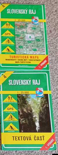 Mapa b. dokładna plus opis Słowacki Raj