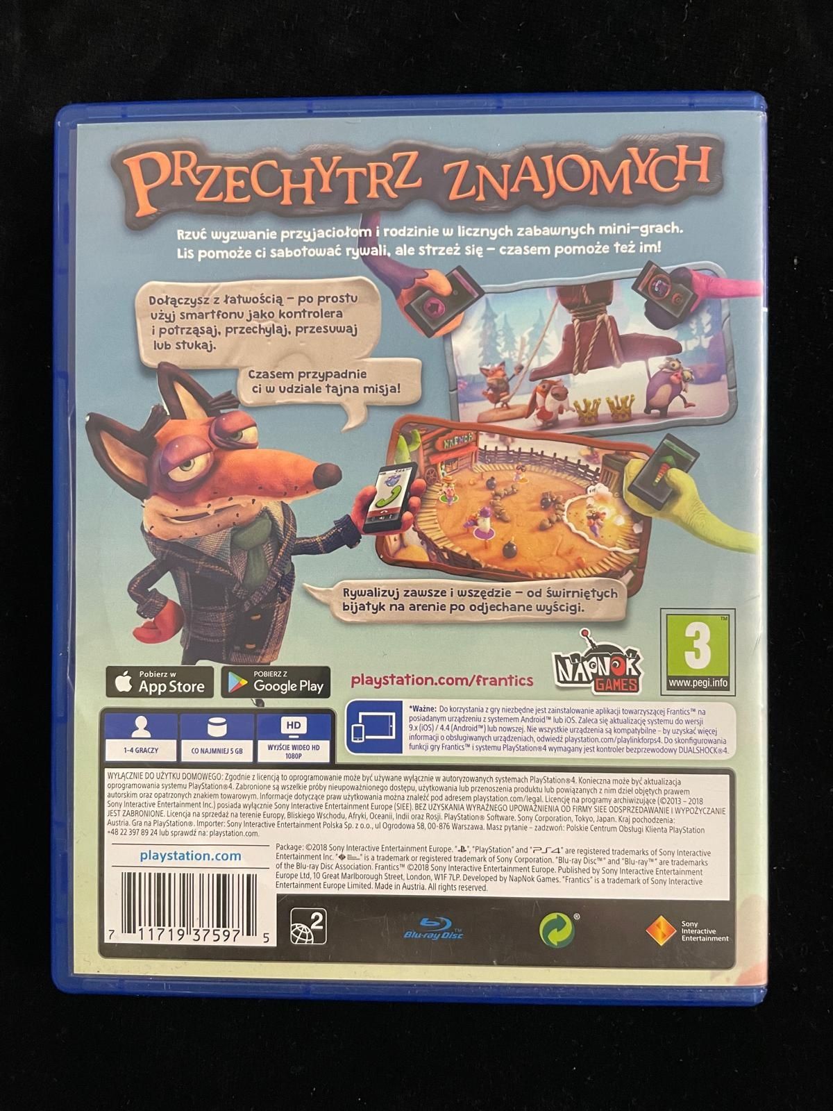 Frantics PL Dubbing po polsku na PS4 i PS5 Gra z funkcją PlayLink
