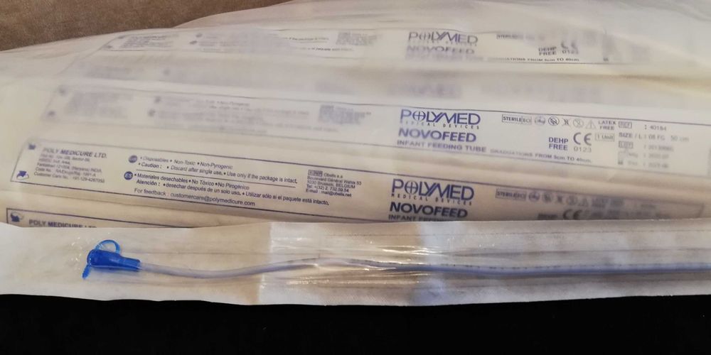 Sonda nosowo żołądkowa zgłębnik 50cm CH 8 Polymed 50szt