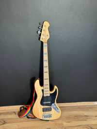 Harley Benton Enhanced MP-5MN Natural gitara basowa bass