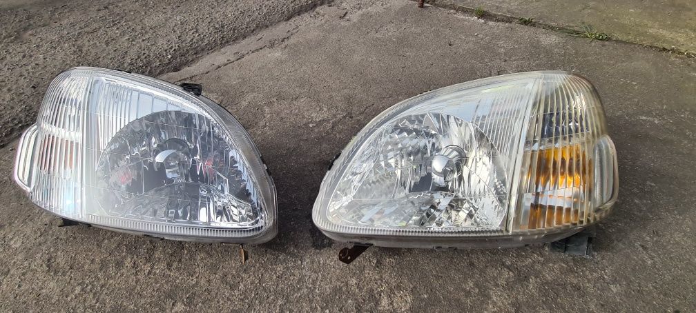 Lampy przód honda logo komplet