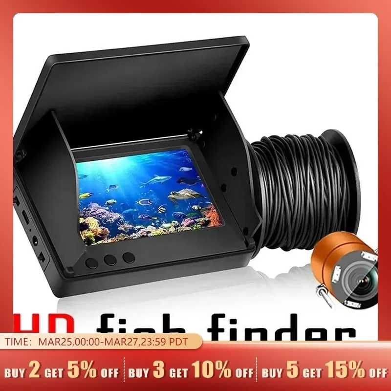 Fish Finder Lokalizator ryb kamera wyświetlacz LCD 4.3