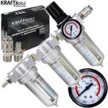 KRAFT&DELE Filtr Powietrza Odwadniacz + Reduktor Manometr 1/2 KD5851