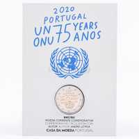Moeda de 2 euros BNC ONU - 75 anos - 2020