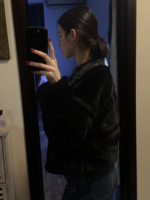 Косуха с искусственным мехом river island