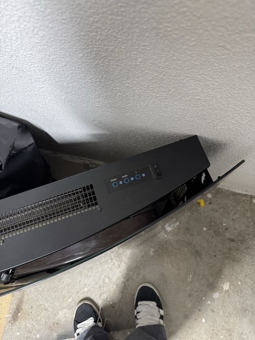 Lareira eletrica de parede