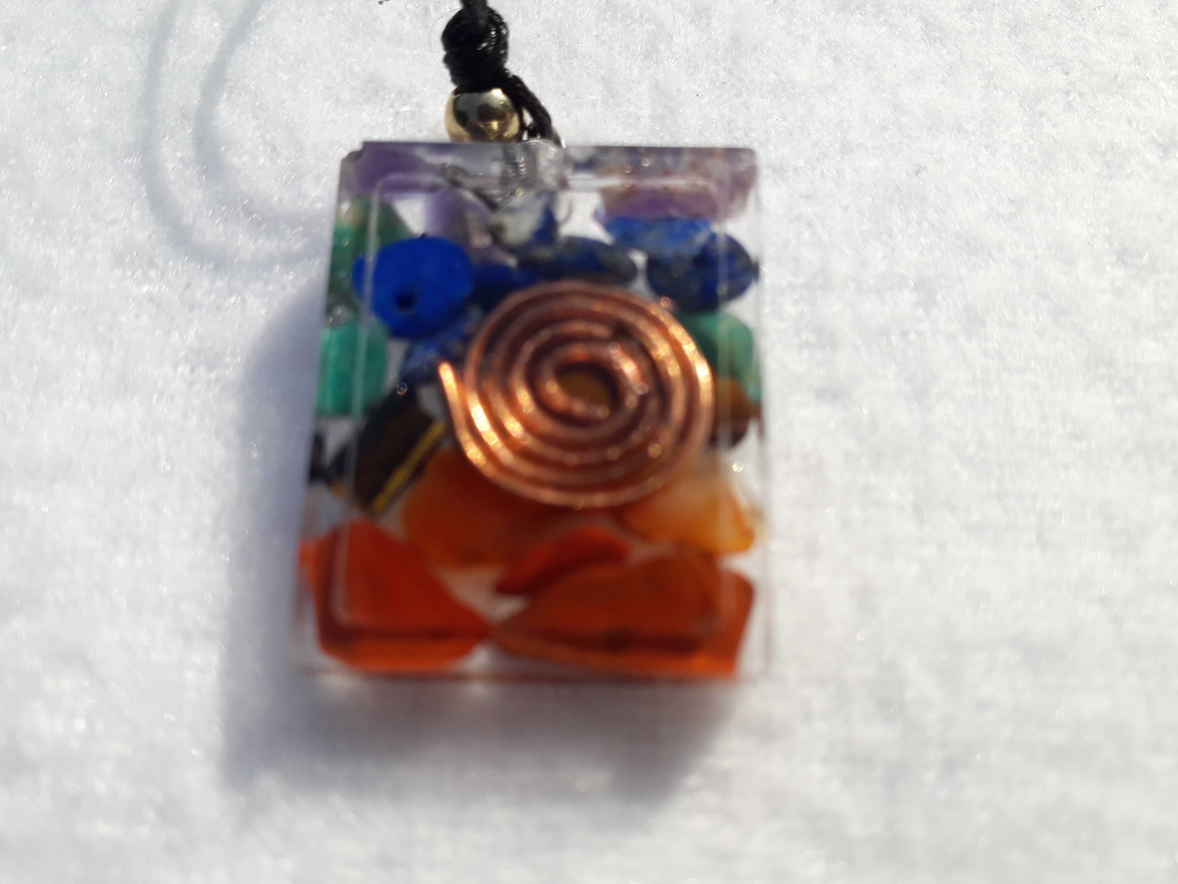Amulet Naszyjnik  Orgonit Odpromiennik