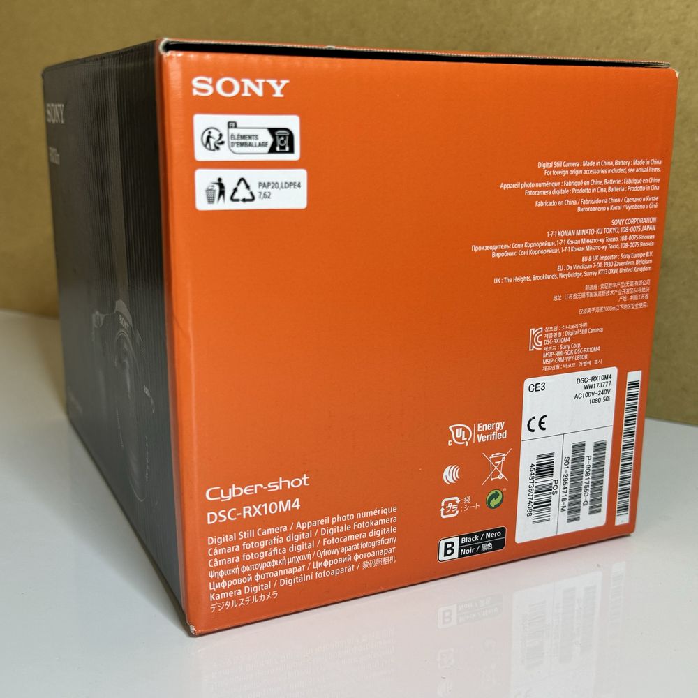 Новий Оригінальний Цифровий фотоапарат Sony DSC-RX10 IV DSCRX10M4.CE3)