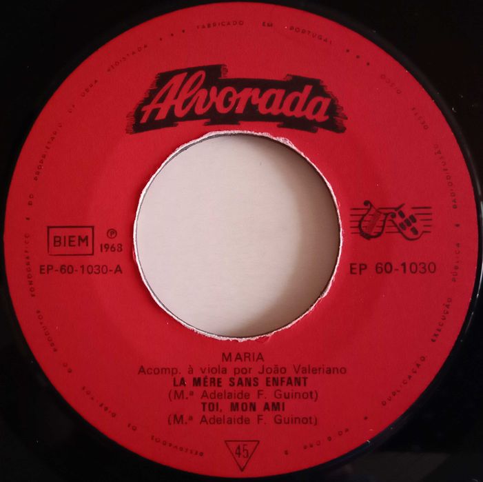 Maria  (Guinot )	- - - - -	La Mére Sans Enfant	- - - - -	EP