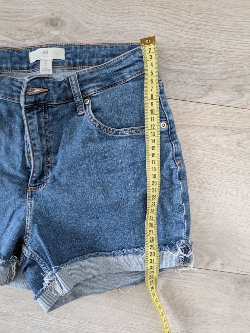 Krótkie jeansowe spodenki H&M 36 S