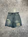 Шорти baggy сині шорты синие голубі distressed archive opium M