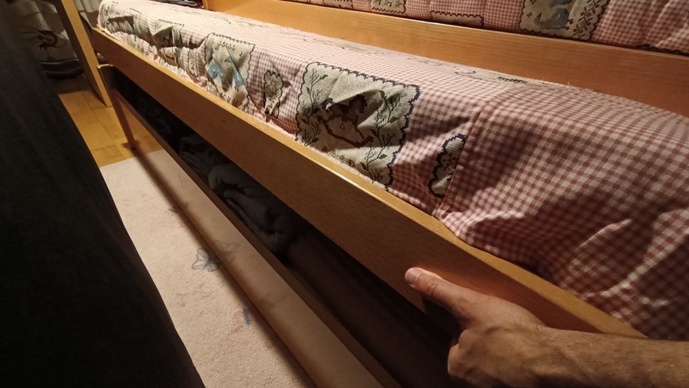 Cama de criança dupla +colchões