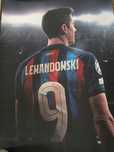 Plakat Robert Lewandowski, Lionel Messi