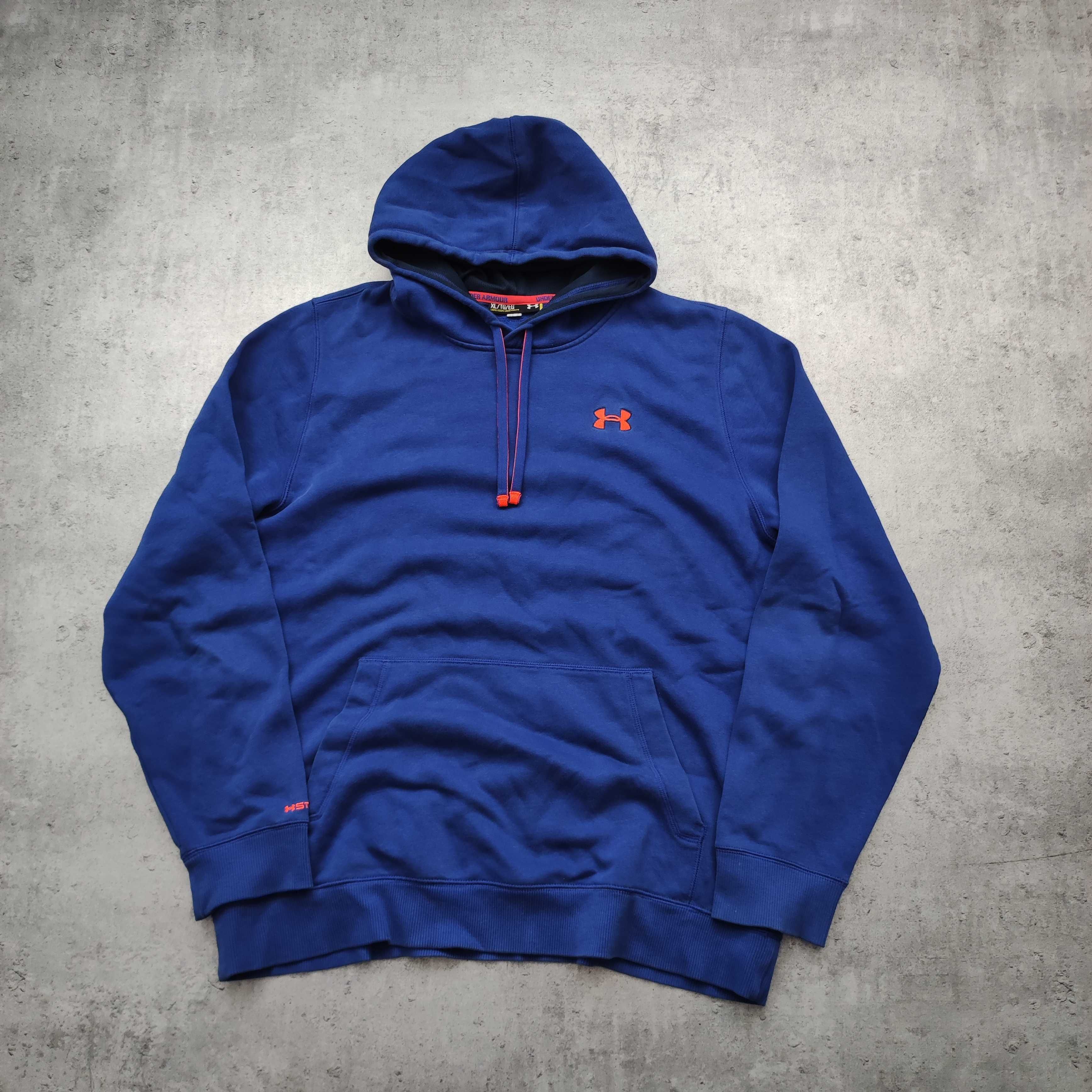 MĘSKA Bluza PREMIUM Hoodie z Kapturem Sportowa Bawełna Under Armour