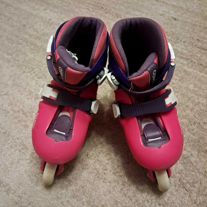 Rolki Oxelo różowe 28-30