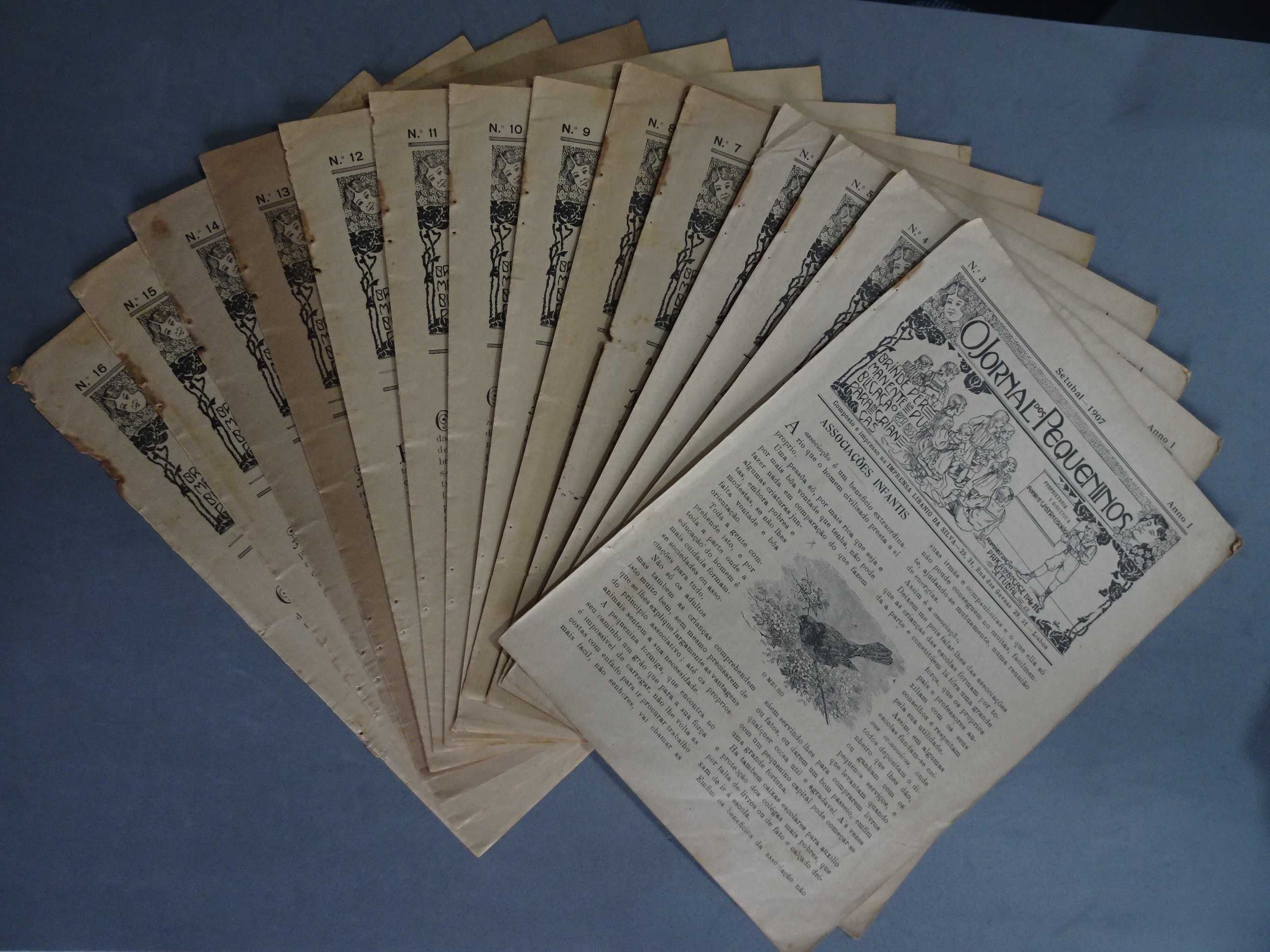 Livro - O jornal dos pequeninos - Setúbal, 1907/1909