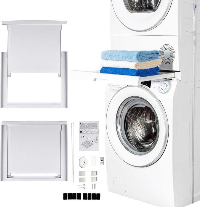 B197 Półka do osadzania z przesuwaną półką do pralek i suszarek