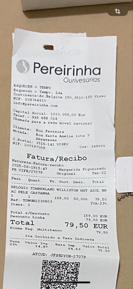 Relógio Timberland